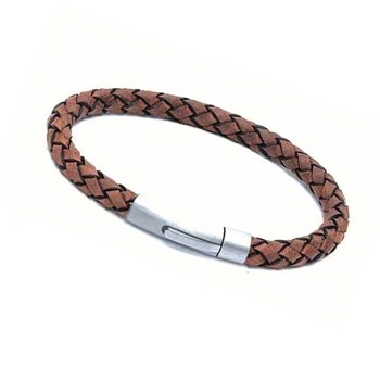 Søgaard man leather Bracelet, model 07BR-0791-322-2